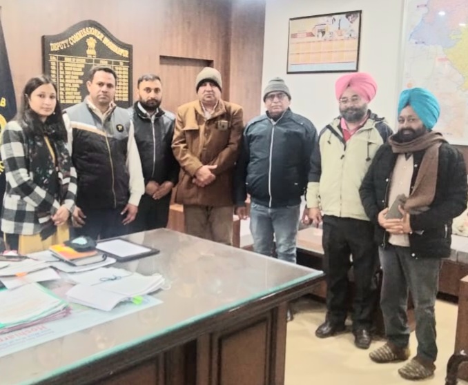 Newly appointed member of Animal Welfare Board Narendra Ghagon met the Deputy Commissioner